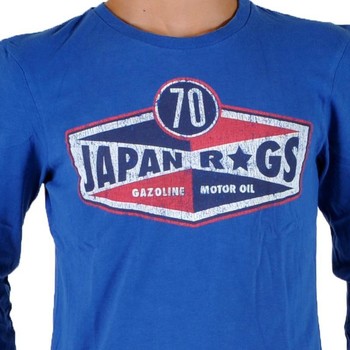 Japan Rags Manches Longues Bleu