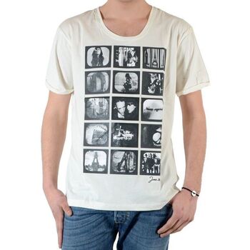 Vêtements Homme T-shirts manches courtes Joe Retro Tee shirt  timi Blanc