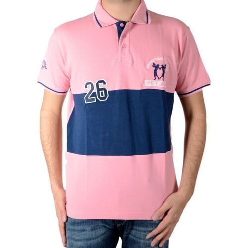 Vêtements Homme Polos manches courtes Marion Roth Polo p5 Rose