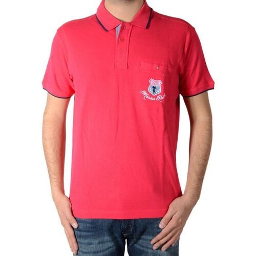 Vêtements Homme Polos manches courtes Marion Roth Polo rib-2 Rose