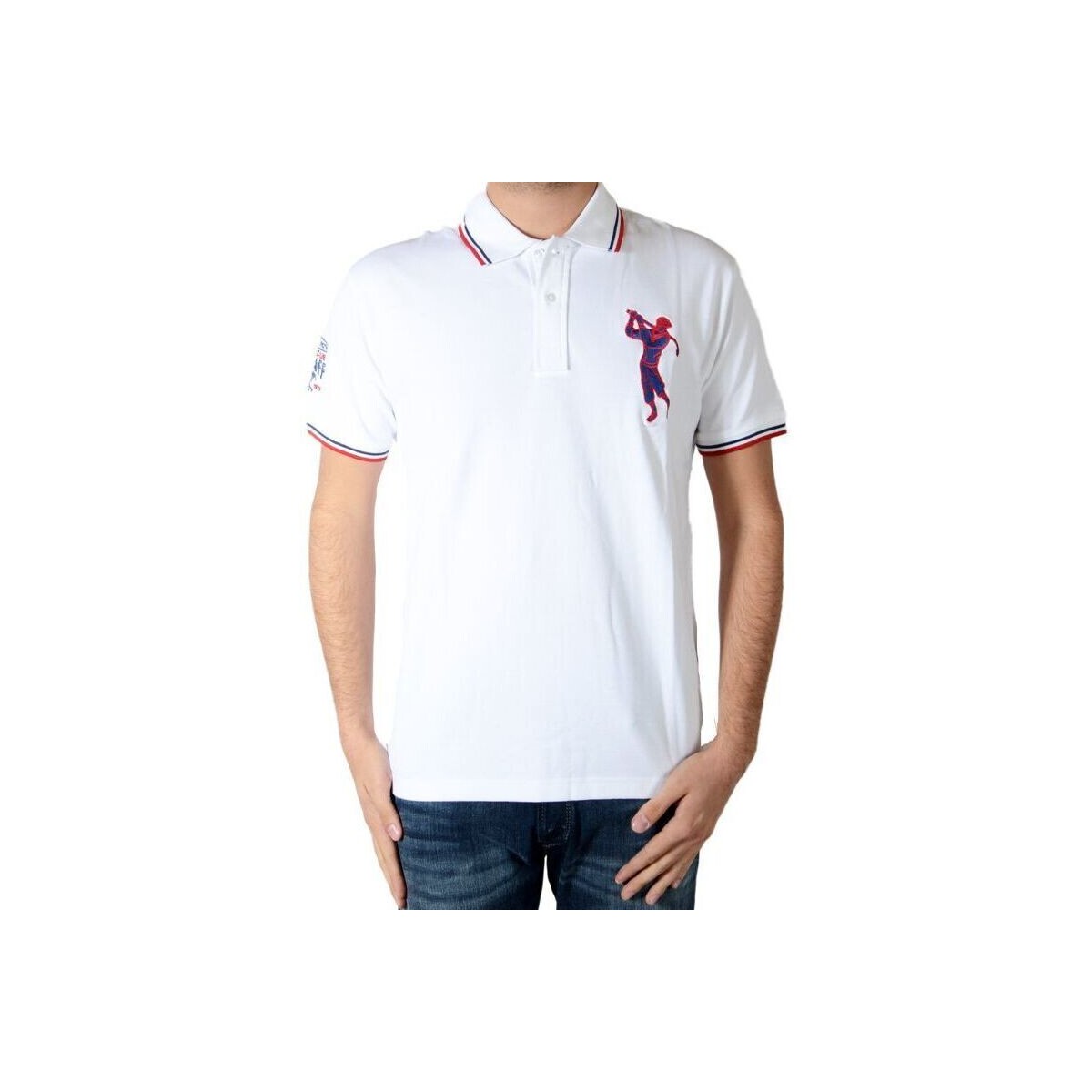 Vêtements Homme Polos manches courtes Marion Roth Polo P8 Blanc