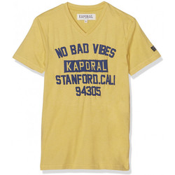 Vêtements Garçon T-shirts manches courtes Kaporal T-Shirt Garçon Nuff Jaune Jaune