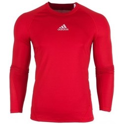 Vêtements Homme T-shirts manches courtes adidas Originals Alphaskin LS Rouge