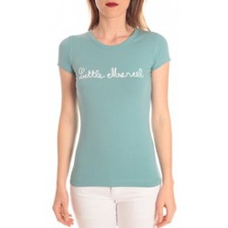 Vêtements Femme T-shirts manches courtes Little Marcel t-shirt tokyo corde turquoise Bleu