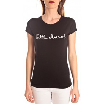 Vêtements Femme T-shirts manches courtes Little Marcel t-shirt tokyo corde noir Noir