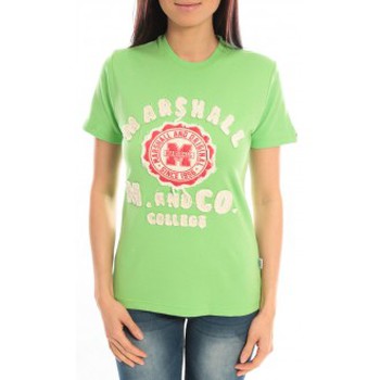 Vêtements Femme T-shirts manches courtes Sweet Company T-shirt Marshall Original M and Co 2346 Vert Vert