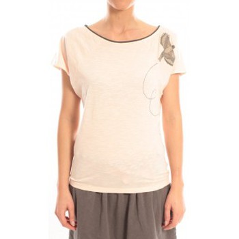 Vêtements Femme T-shirts manches courtes Blune T-Shirt Libre Comme l'Air LCL-TF02E13 Rose Rose