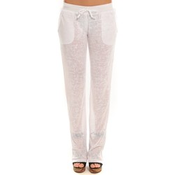 Vêtements Femme Pantalons fluides / Sarouels By La Vitrine Pantalon  BLV01Blanc Blanc