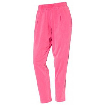 Vêtements Femme Pantalons fluides / Sarouels So Charlotte Pleats jersey Pant B00-424-00 Rose Rose