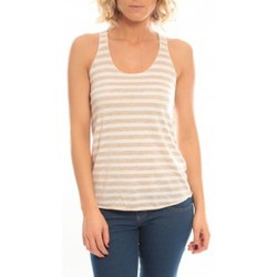 Vêtements Femme Tops / Blouses So Charlotte Oversize tank Top Stripe T36-371-00 Blanc Blanc