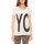 Vêtements Femme T-shirts manches courtes Tcqb Tee shirt SL1511 Blanc Blanc