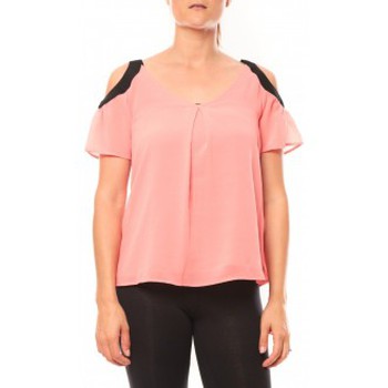 Vêtements Femme T-shirts manches courtes Comme Des Filles Comme des Garçons T-shirt Moni&Co 328 Fushia Rose