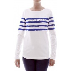 Vêtements Femme T-shirts manches longues Little Marcel T-shirt Tiprint H14IBF213 Blanc Blanc