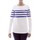 Vêtements Femme Kiton asymmetric check-print silk shirt T-shirt Tiprint H14IBF213 Blanc Blanc