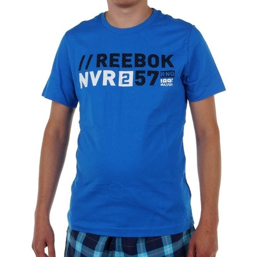 Vêtements Homme T-shirts manches courtes Reebok Sport Actron Graphic Bleu