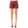 Vêtements Femme Shorts / Bermudas Coquelicot Short CQTW14617 Bordeaux Rouge