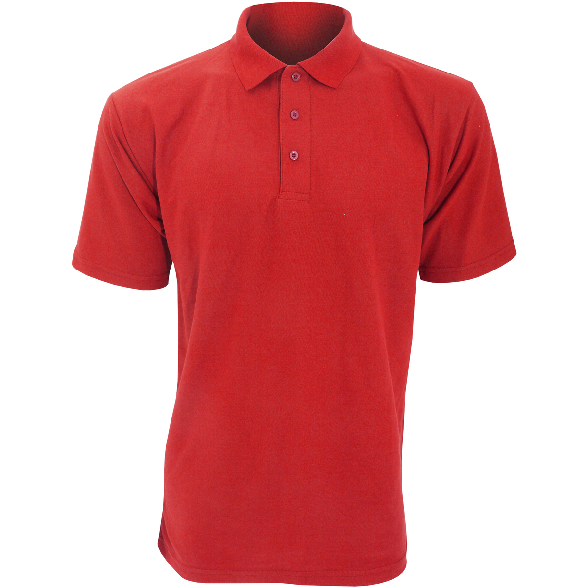 Vêtements Homme Polos manches courtes Ultimate Clothing Tailored Collection UCC003 Rouge