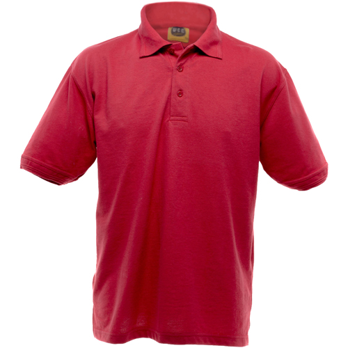 Vêtements Homme Polos manches courtes Ultimate Clothing Air Collection UCC004 Rouge