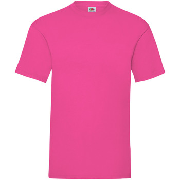 Vêtements Homme T-shirts manches courtes Fruit Of The Loom 61036 Fuchsia