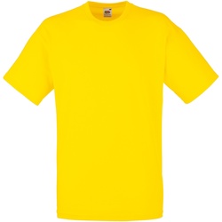 Vêtements Homme T-shirts manches courtes Fruit Of The Loom 61036 Jaune vif