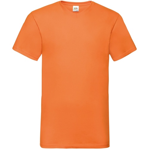 Vêtements Homme T-shirts manches courtes Fruit Of The Loom 61066 Orange