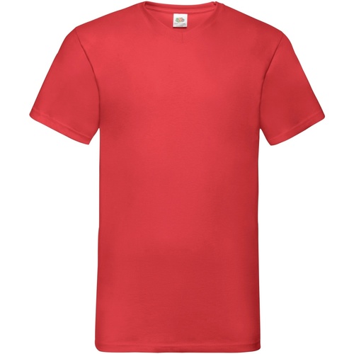 Vêtements Homme T-shirts manches courtes Fruit Of The Loom 61066 Rouge