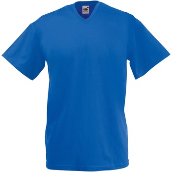 Vêtements Homme T-shirts manches courtes Fruit Of The Loom 61066 Bleu roi