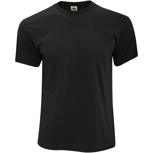 Vêtements Homme T-shirts manches courtes Pantoufles / Chaussons 61082 Noir