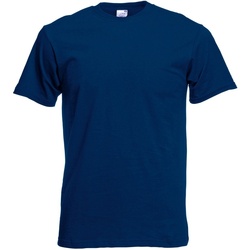 Vêtements Homme T-shirts manches courtes Fruit Of The Loom 61082 Bleu marine