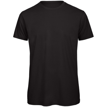 Vêtements Homme T-shirts manches longues B And C TM042 Noir