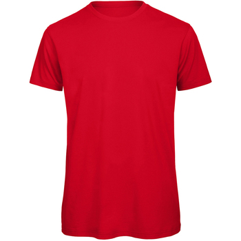 Vêtements Homme T-shirts manches longues B And C TM042 Rouge