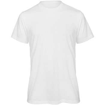 Vêtements Homme T-shirts manches courtes B And C TM062 Blanc