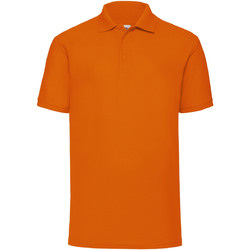 Vêtements Homme Polos manches courtes Fruit Of The Loom 63402 Orange