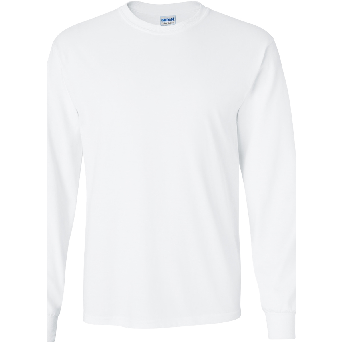 Vêtements Homme T-shirts manches longues Gildan 2400 Blanc
