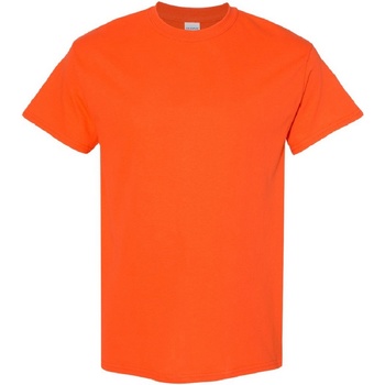 Vêtements Homme half zip high neck sweatshirt in navy Gildan Heavy Orange