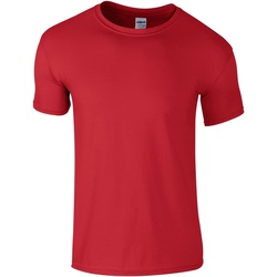 Vêtements Homme T-shirts manches courtes Gildan Soft-Style Rouge vif