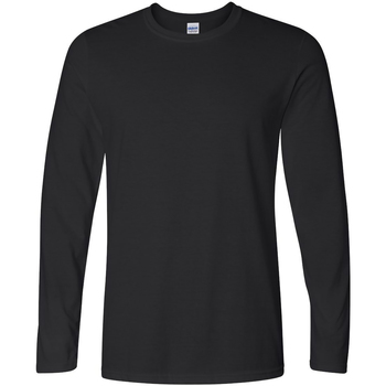 Vêtements Homme T-shirts manches longues Gildan 64400 Noir