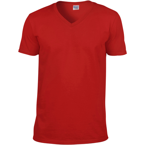 Vêtements Homme T-shirts manches courtes Gildan 64V00 Rouge