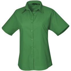 Vêtements Femme Chemises / Chemisiers Premier PR302 Vert émeraude