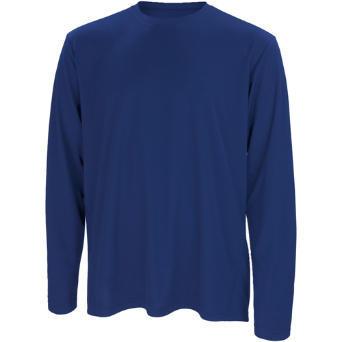 Vêtements Homme T-shirts manches longues Spiro S254M Bleu