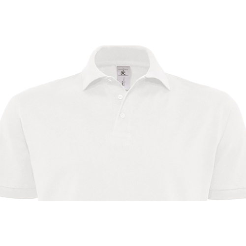 Vêtements Homme T-shirts manches courtes B And C PU422 Blanc