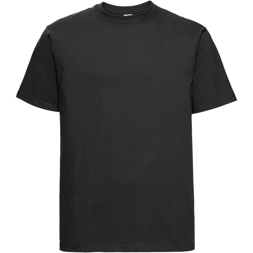 Vêtements Homme T-shirts manches courtes Russell 215M Noir