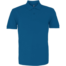 Vêtements Homme Polos manches courtes Asquith & Fox AQ010 Bleu foncé