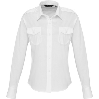 Vêtements Femme Chemises / Chemisiers Premier PR310 Blanc