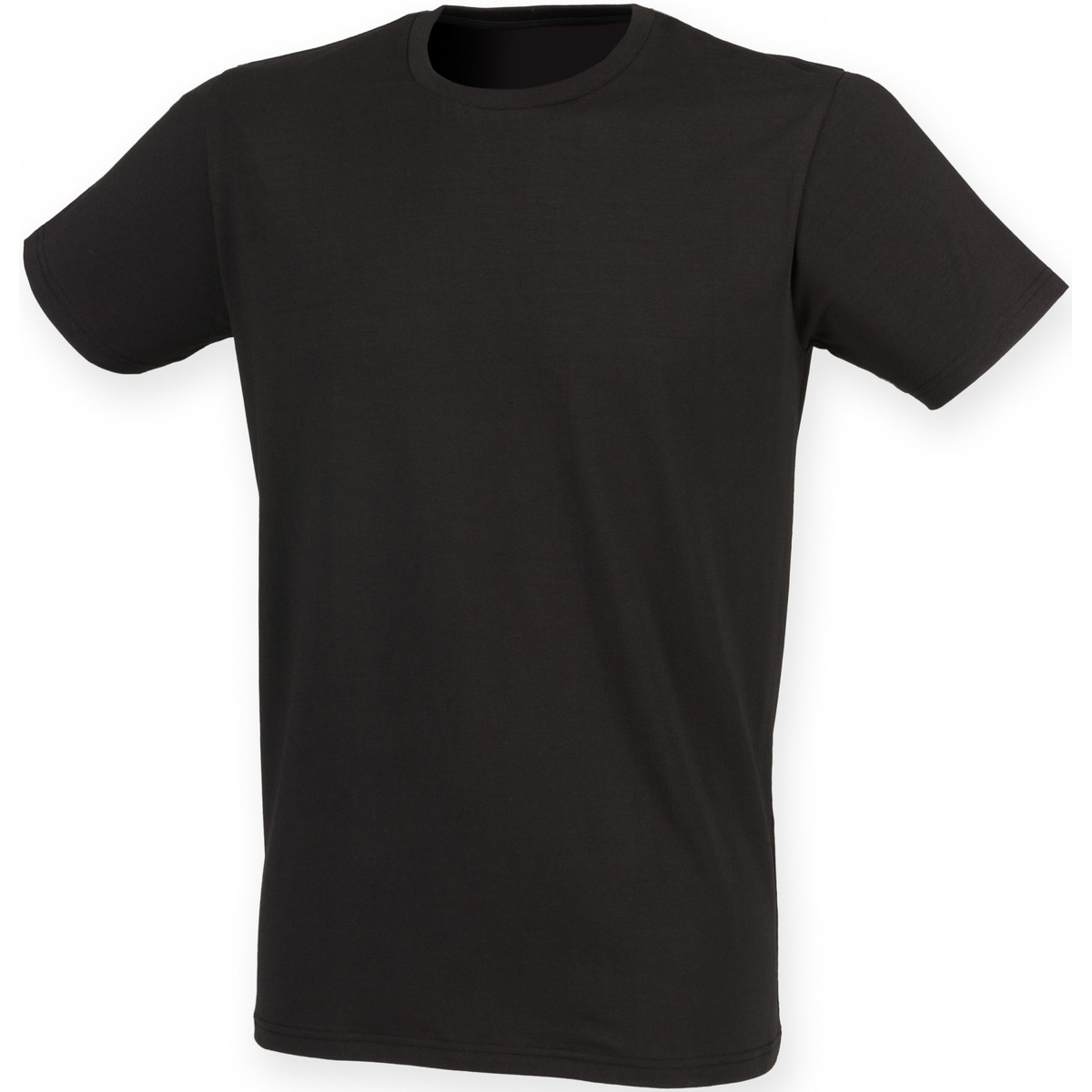 Vêtements Homme T-shirts Fashionkilla manches courtes Skinni Fit SF121 Noir
