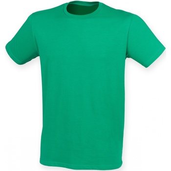 Vêtements Homme T-shirts manches courtes Skinni Fit SF121 Vert