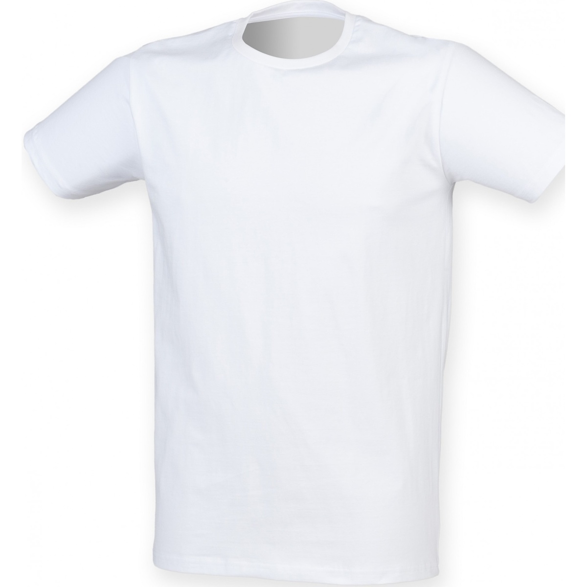 Vêtements Homme T-shirts Hoodies manches courtes Skinni Fit SF121 Blanc