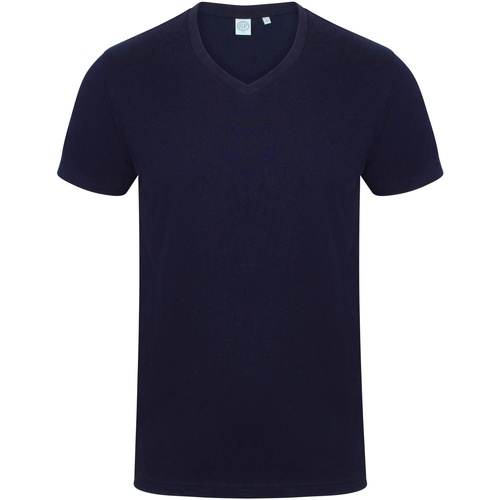 Vêtements Homme T-shirts manches courtes Skinni Fit SF122 Bleu