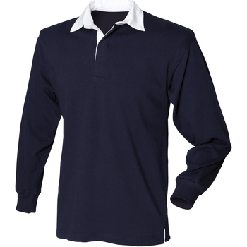 Vêtements Homme Polos manches longues Front Row Rugby Bleu