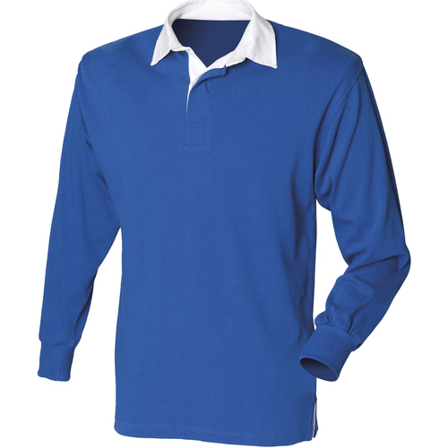 Vêtements Homme Polos manches longues Front Row Rugby Bleu